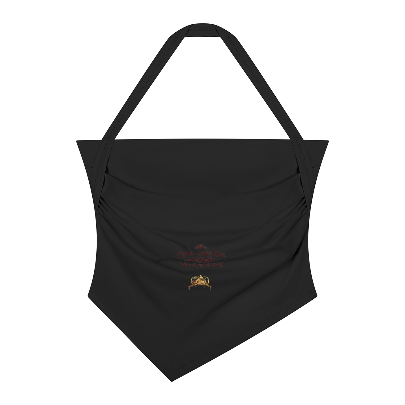 Women’s Ruched Halter Neck Yoga Tank Top
