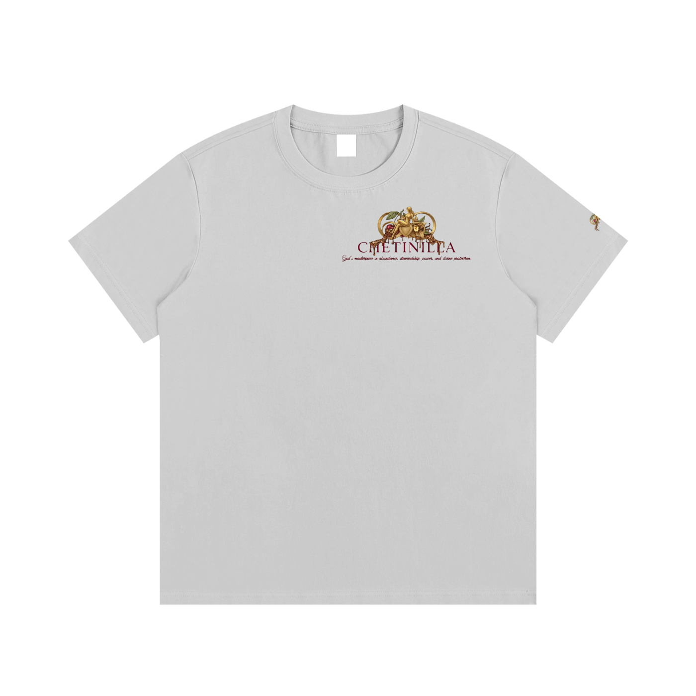 “Southern Hospitality w/ logos” Essential Cotton T-Shirt