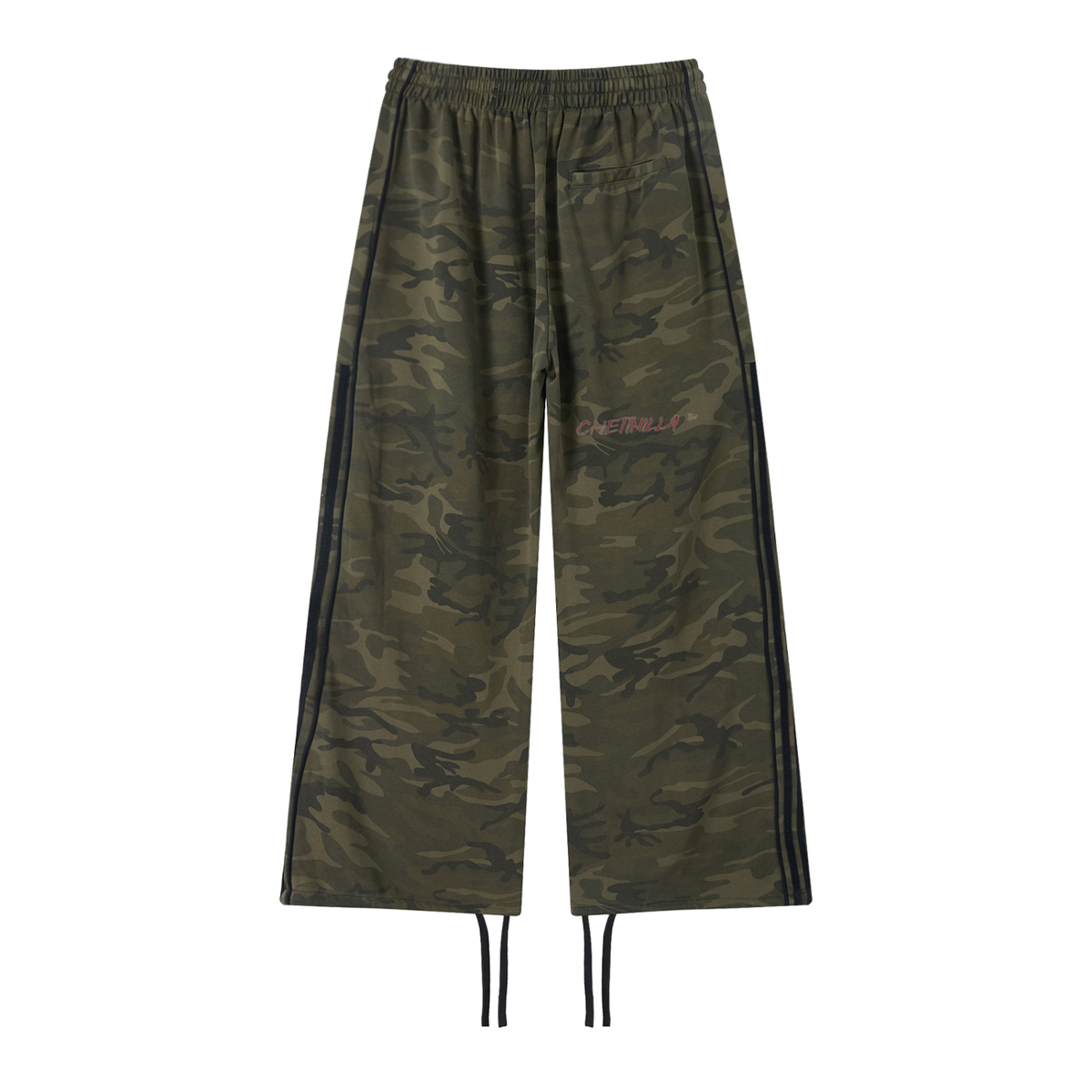 Unisex Camo Wide Leg Sweatpants