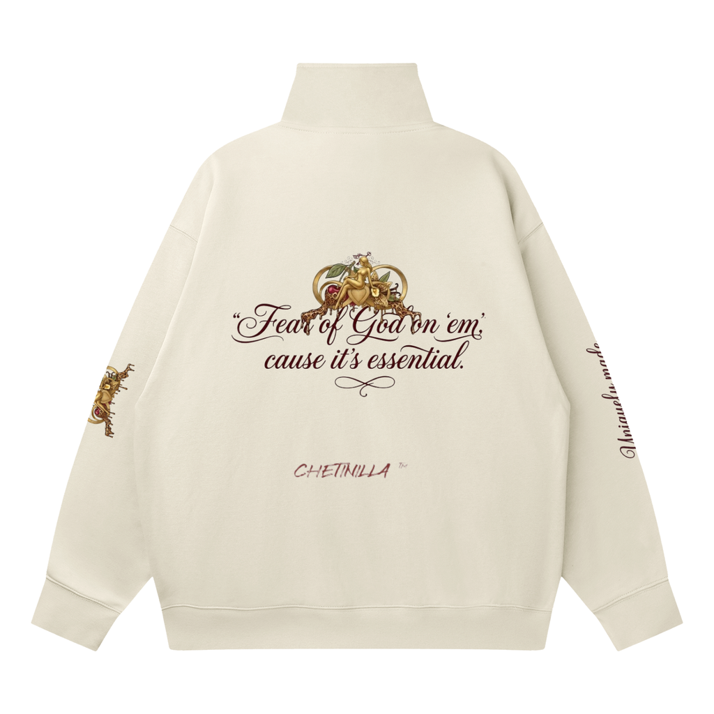 FOG Quarter-Zip Drop Shoulder Sweatshirt