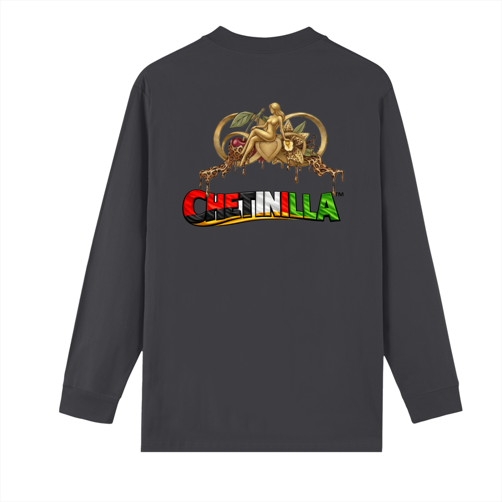 “Juneteenth Heal The World” Crew Neck Drop Shoulder Long Sleeve Shirt