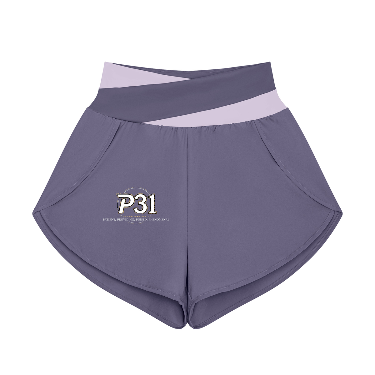 P31 Women’s Yoga Panelled Shorts