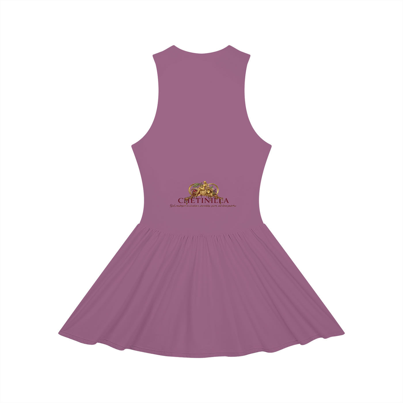 P31 Ruched Sleeveless Full-Zip Dress