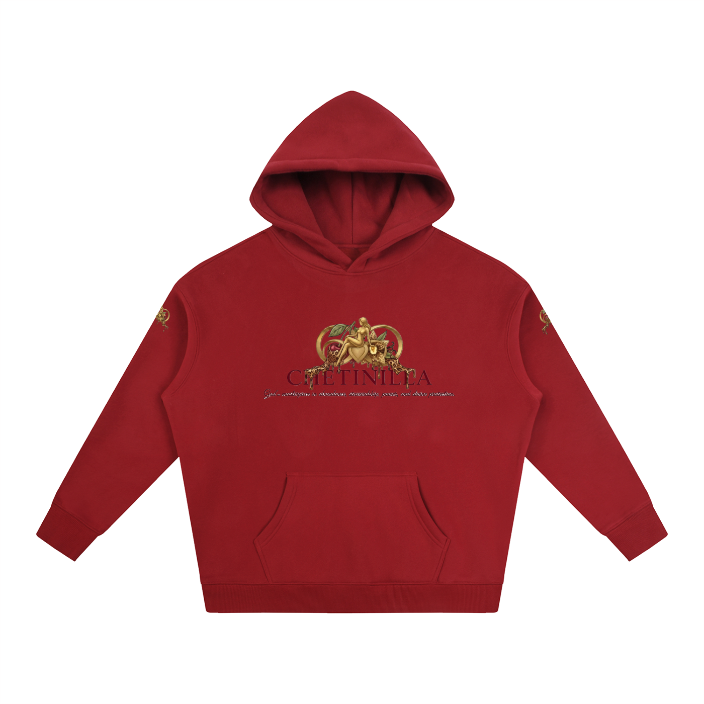 Gift to Man Oversize Fleeced Hoodie