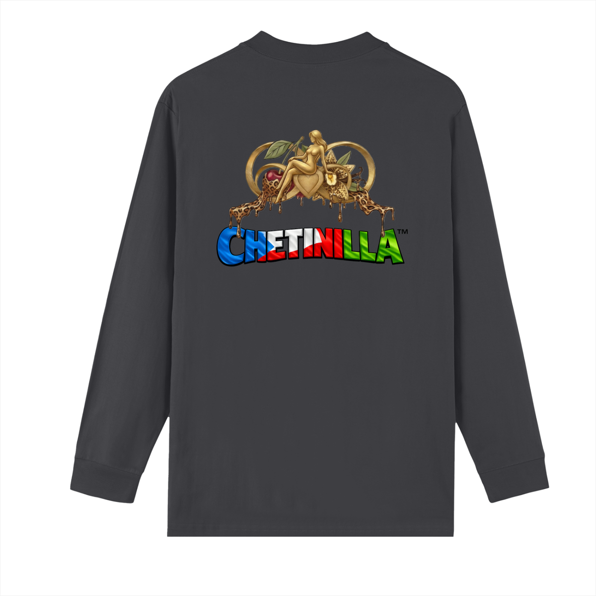 “Equatorial Guinea-Heal the World” Crew Neck Drop Shoulder Long Sleeve Shirt