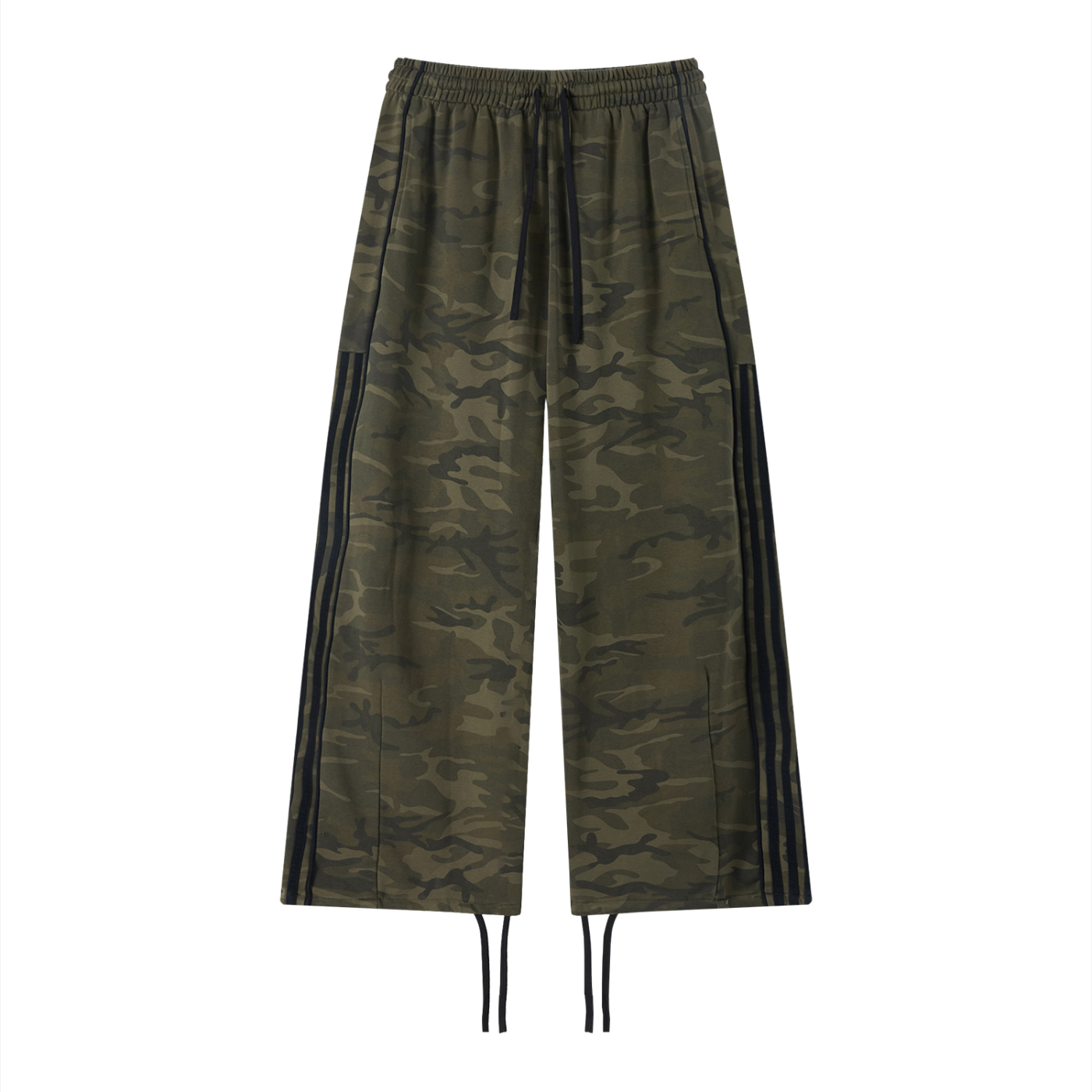 Unisex Camo Wide Leg Sweatpants