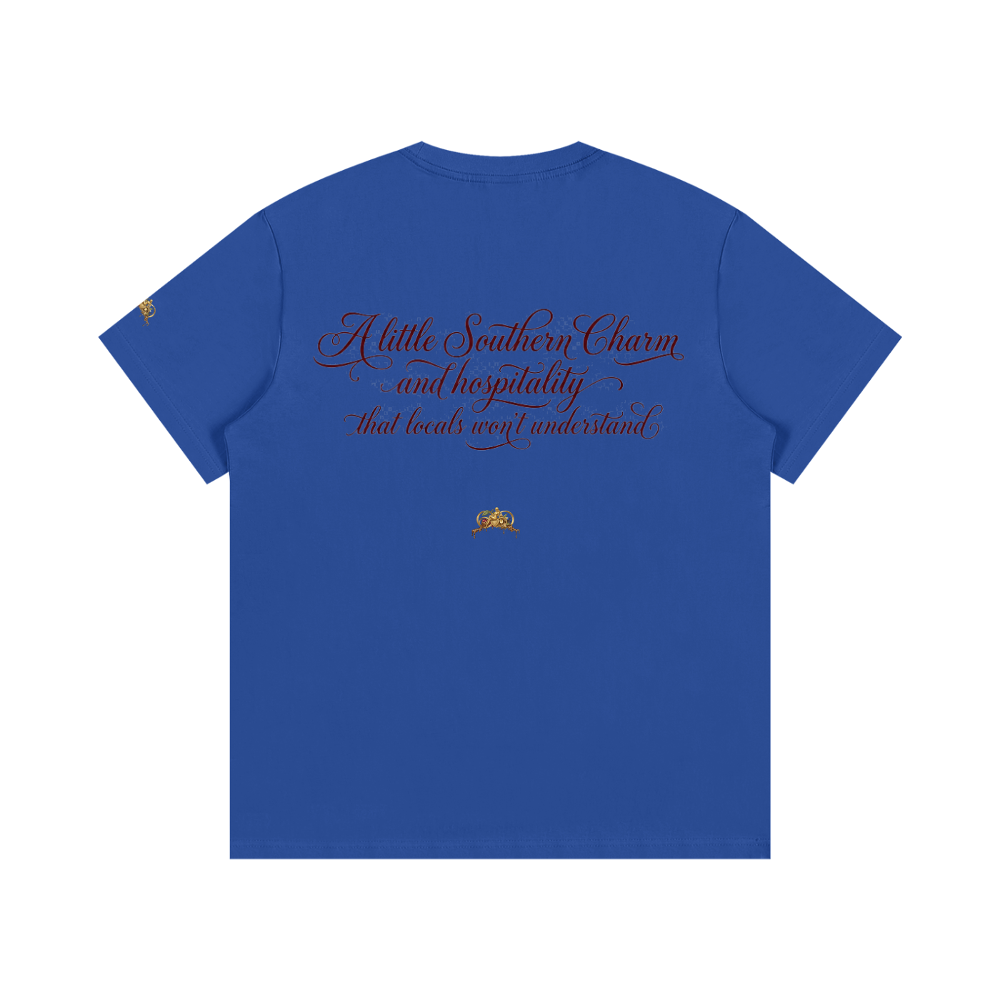 “Southern Hospitality w/ logos” Essential Cotton T-Shirt