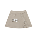 P31 High-Waist Pocketed A-Line Skirt