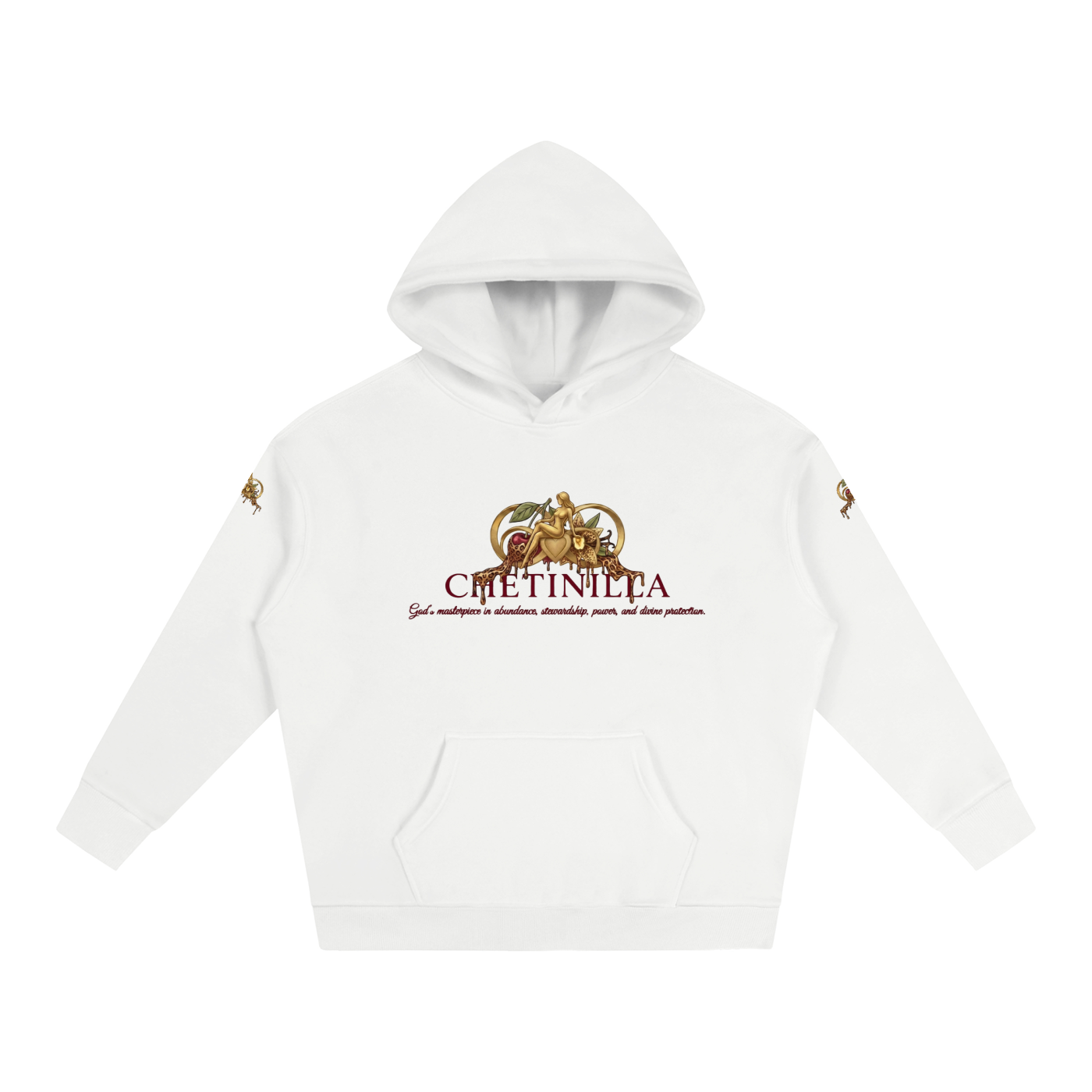 Gift to Man Oversize Fleeced Hoodie