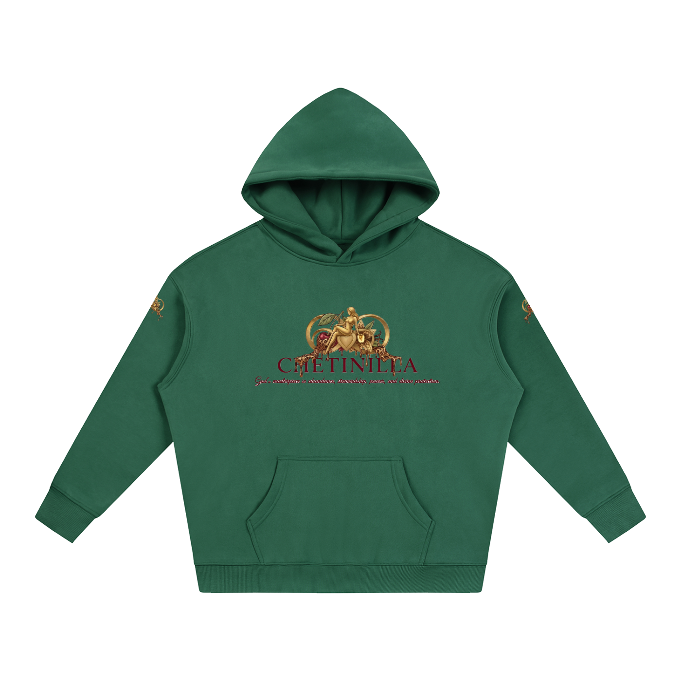 Gift to Man Oversize Fleeced Hoodie