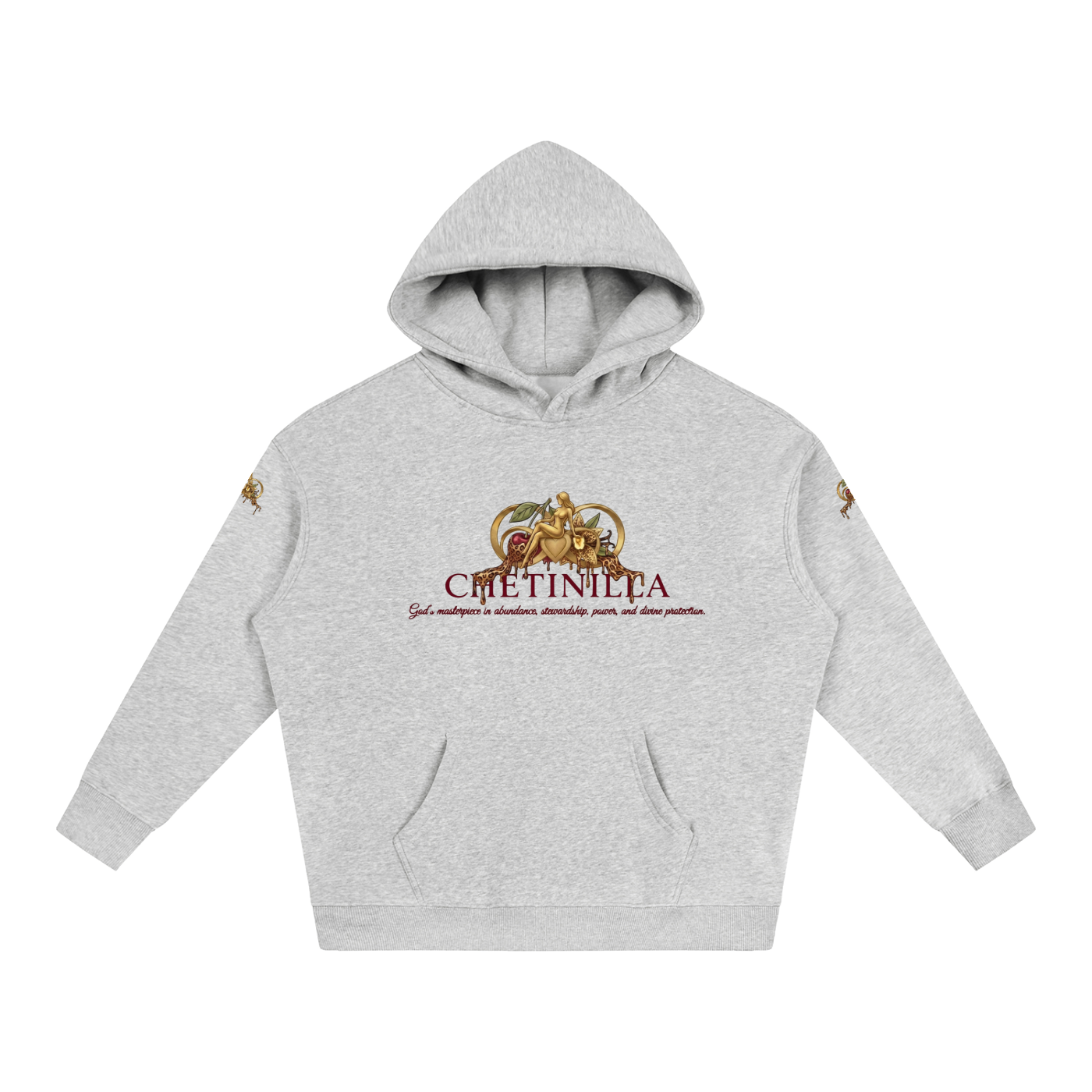 Gift to Man Oversize Fleeced Hoodie