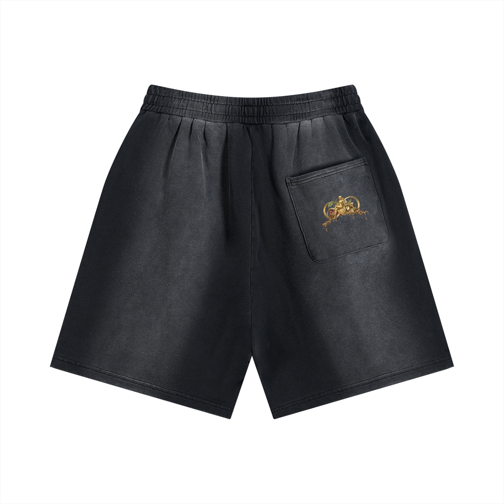 P31 Sun Fade Distressed Shorts