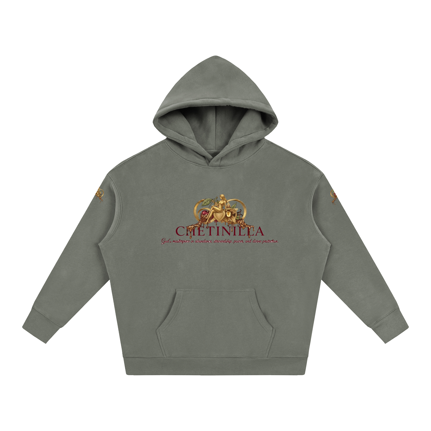 Gift to Man Oversize Fleeced Hoodie