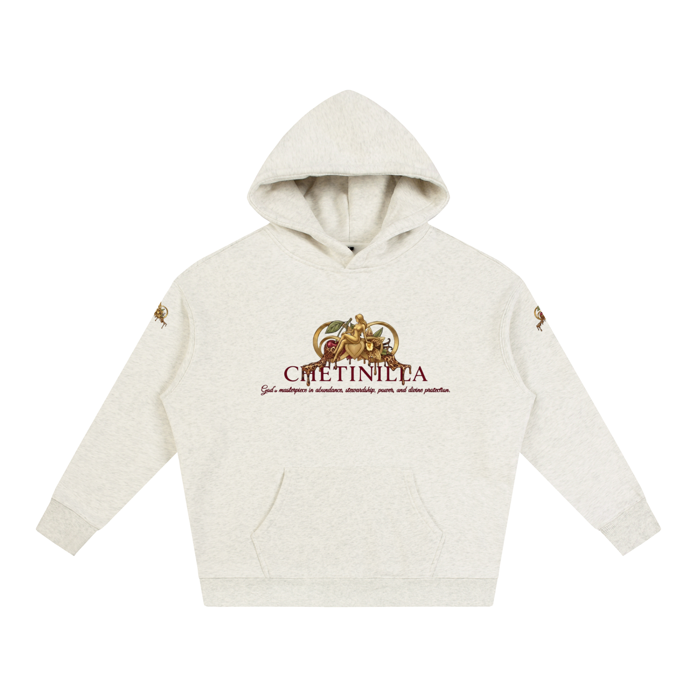 Gift to Man Oversize Fleeced Hoodie