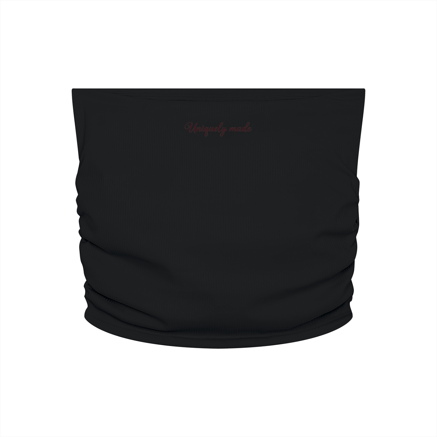Women’s Ruched Cropped Yoga Tube Top