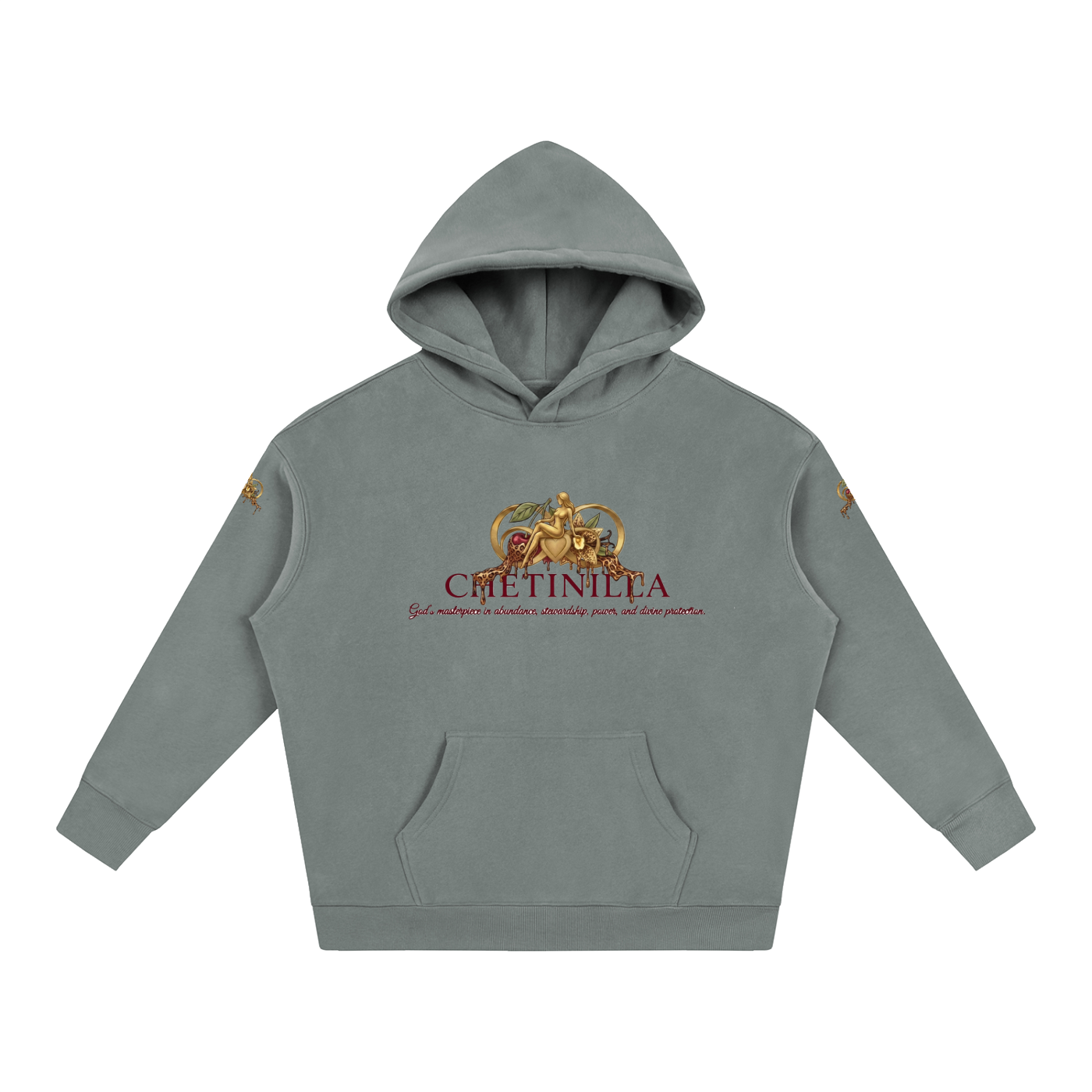 Gift to Man Oversize Fleeced Hoodie