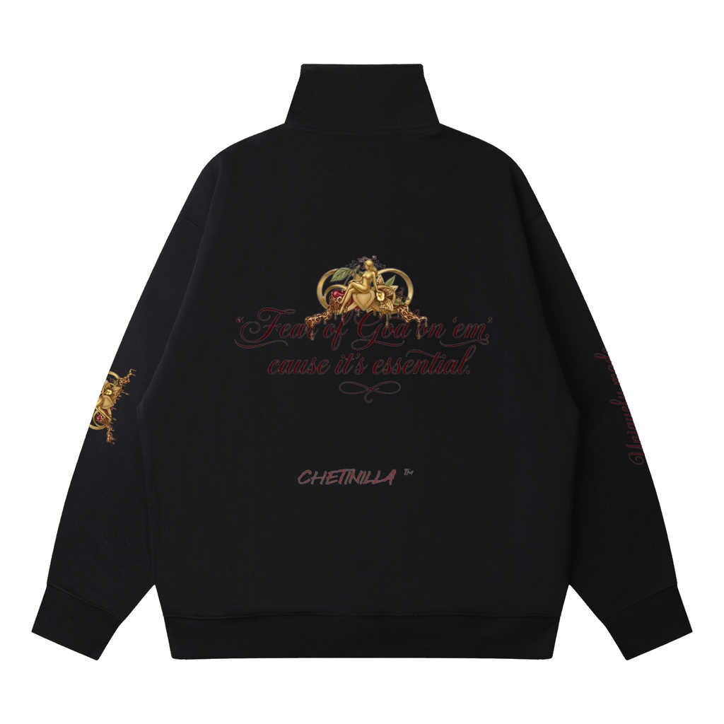 FOG Quarter-Zip Drop Shoulder Sweatshirt