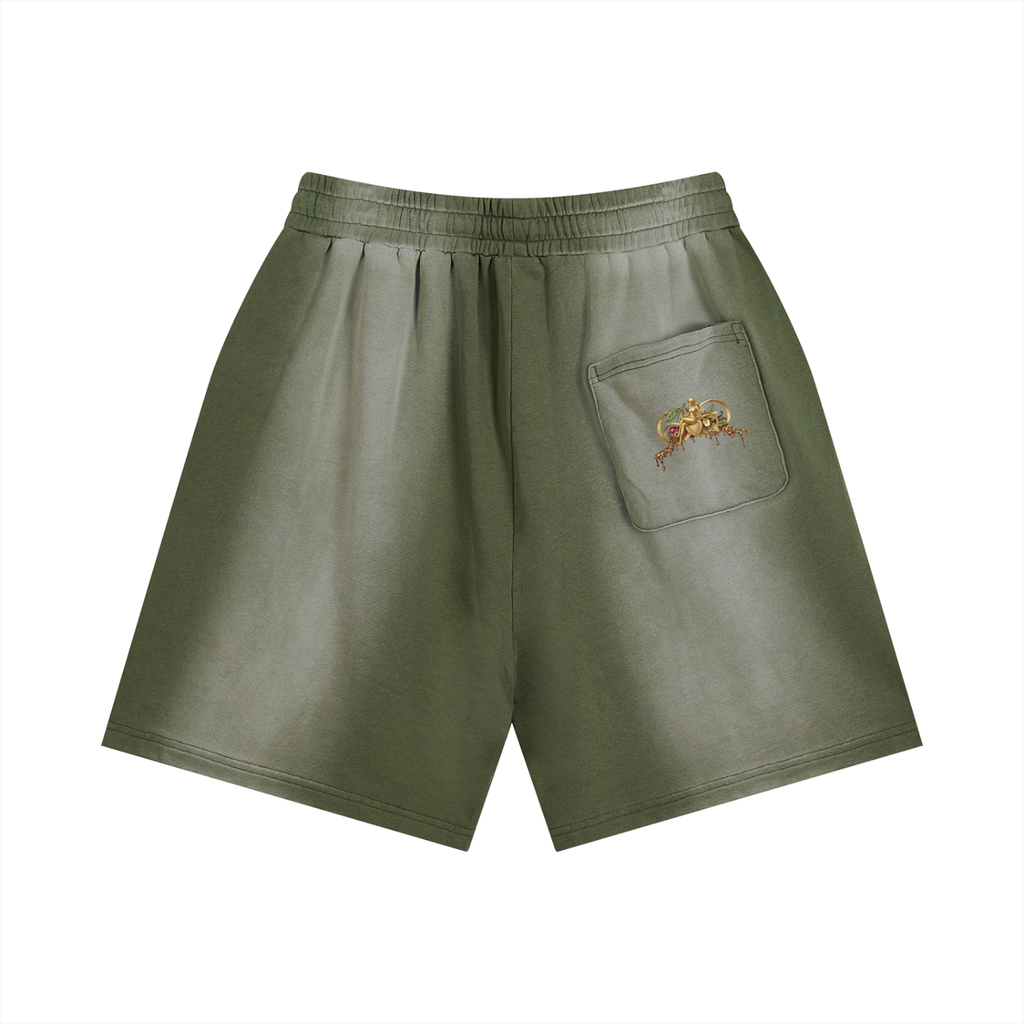 P31 Sun Fade Distressed Shorts