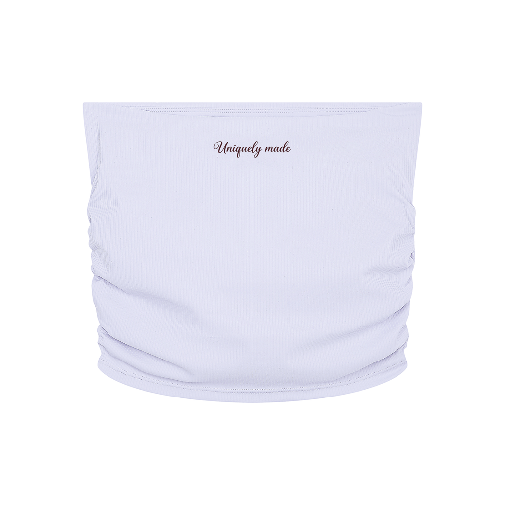 Women’s Ruched Cropped Yoga Tube Top