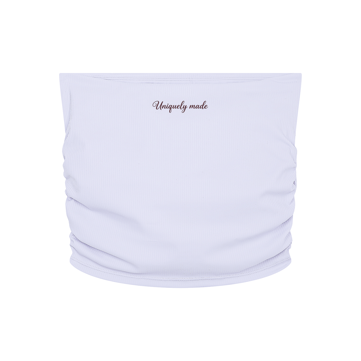 Women’s Ruched Cropped Yoga Tube Top