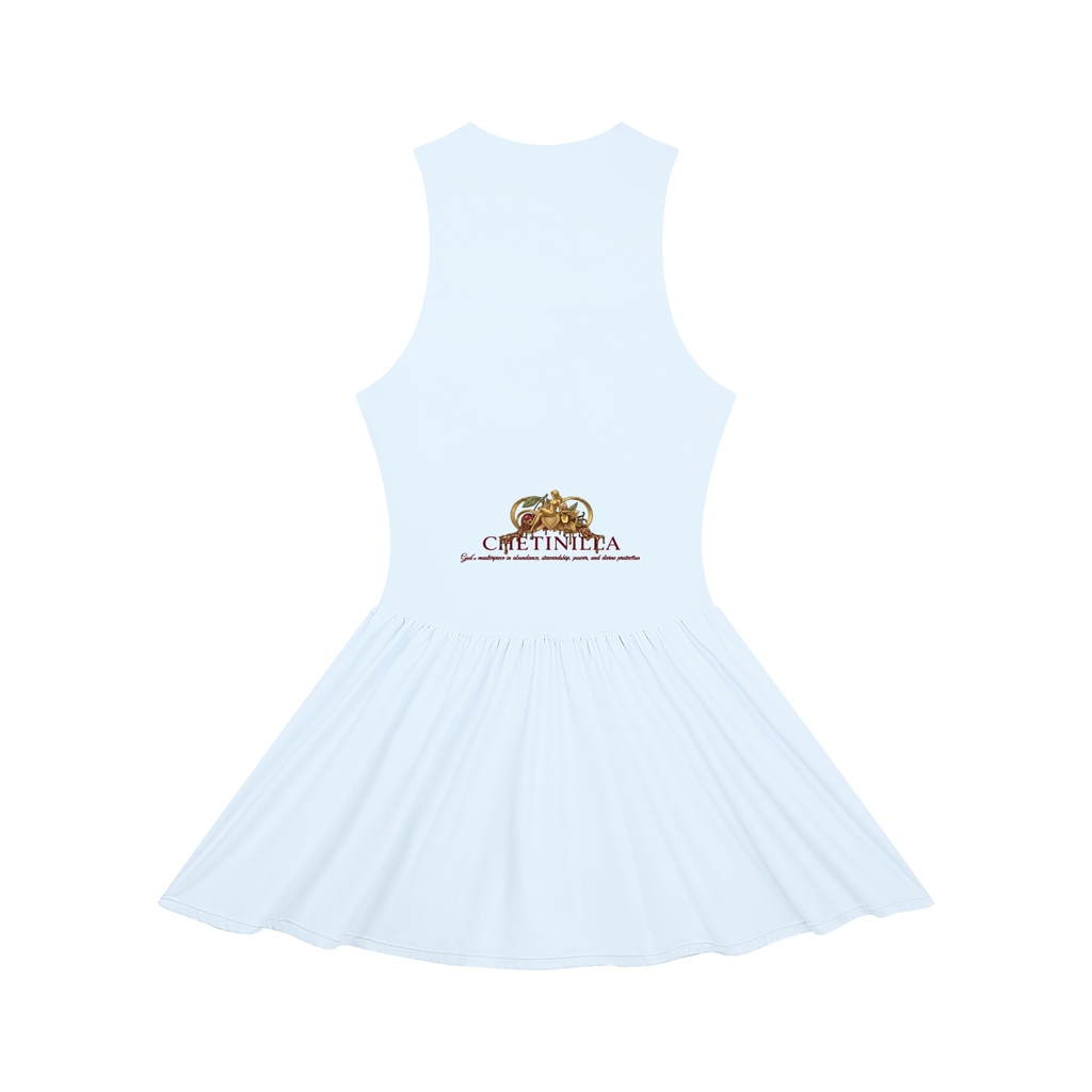 P31 Ruched Sleeveless Full-Zip Dress