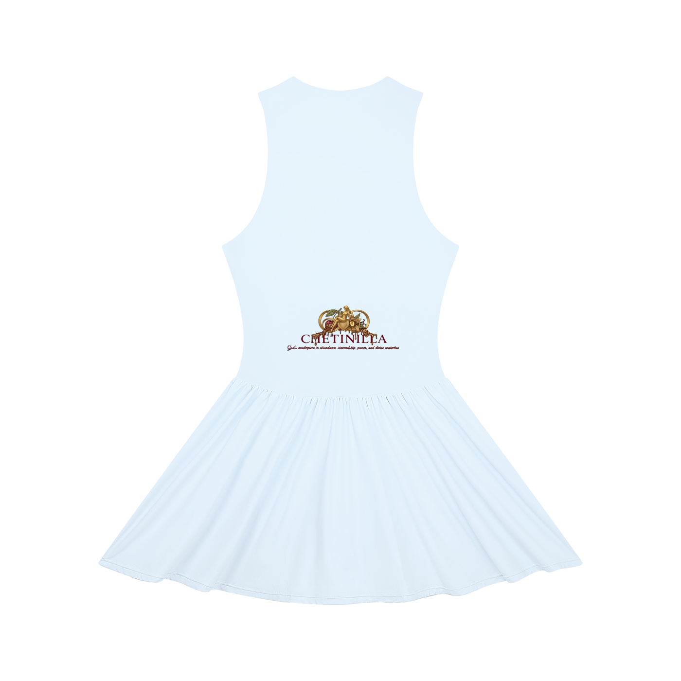 P31 Ruched Sleeveless Full-Zip Dress